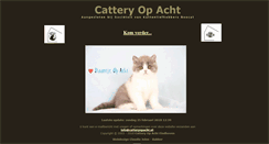 Desktop Screenshot of catteryopacht.nl